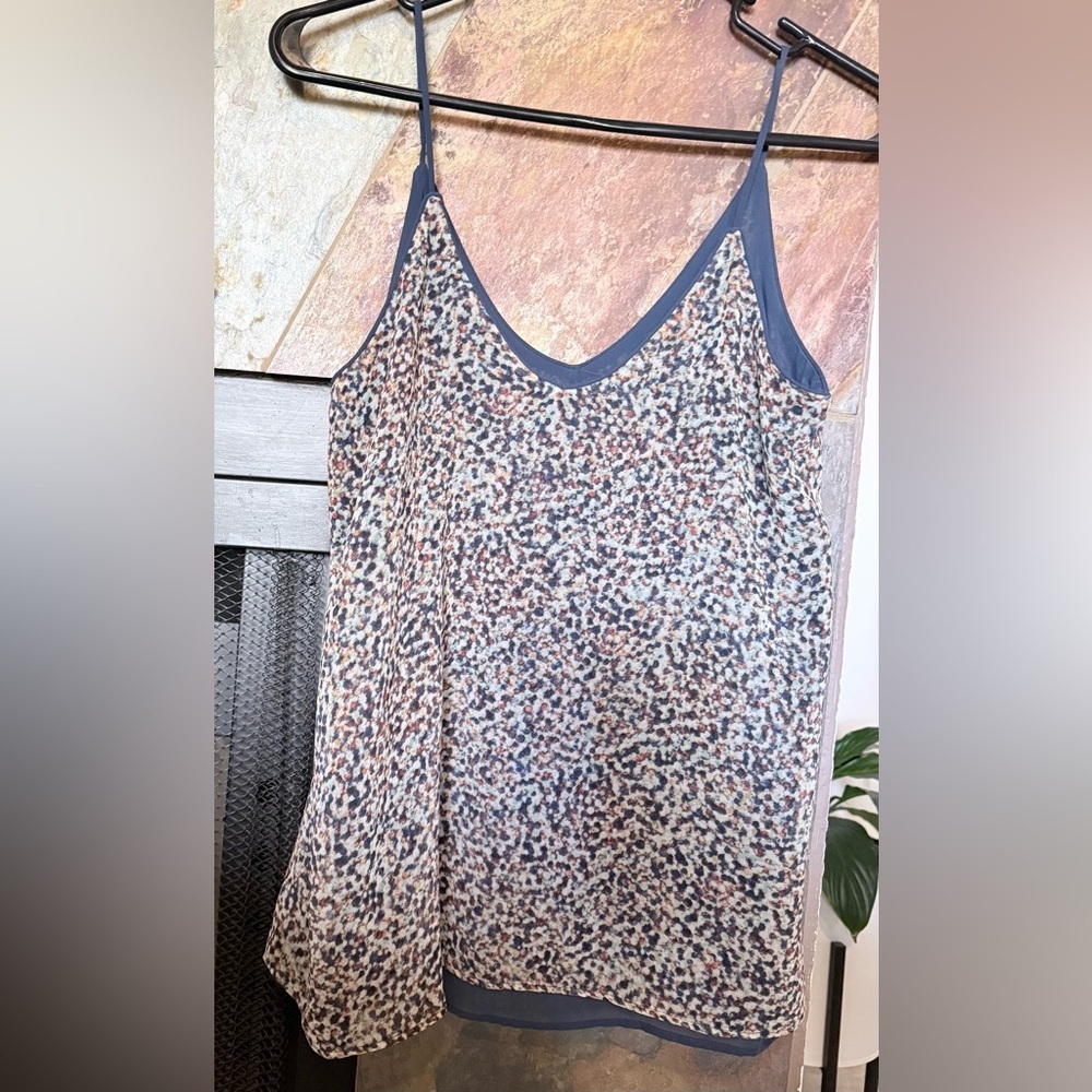 ZARA Basic Cami – XS – Multicolor (Tan, Blue & Rust) - Picture 2 of 3